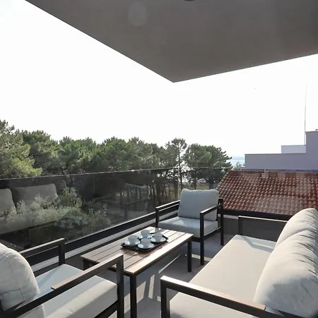 K1-penthouse With Sea View And Heated Pool Appartement Vir