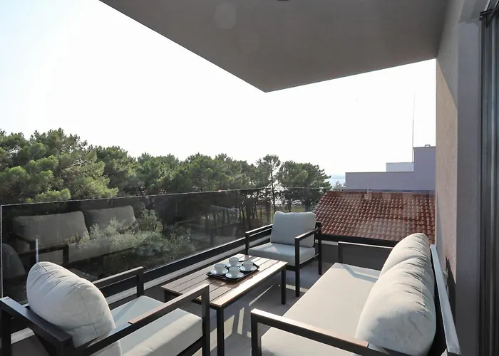 K1-penthouse With Sea View And Heated Pool Appartement Vir