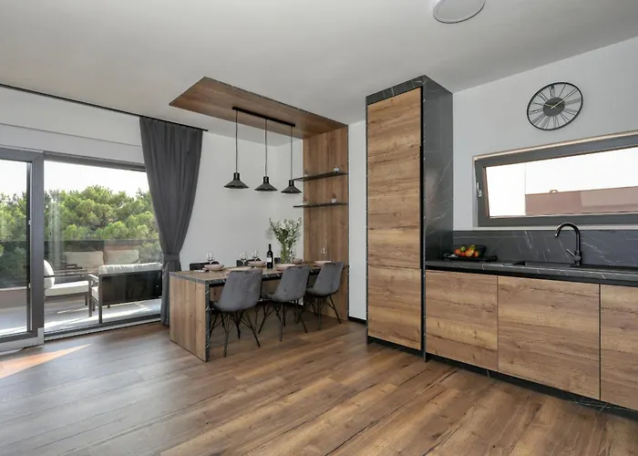 K1-penthouse With Sea View And Heated Pool Appartement